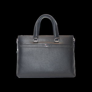 Classic Business Bag Men's Real Leather Briefcase Large Capacity Waterproof Shoulder Bag