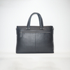 Formal Genuine Cowhide Leather Briefcase Shoulder Laptop Business Bag for Men & Women