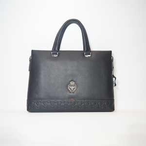 Full Grain Cow Leather Briefcase for Women Genuine Leather Laptop Computer Business Shoulder Bag Versatile Handbag