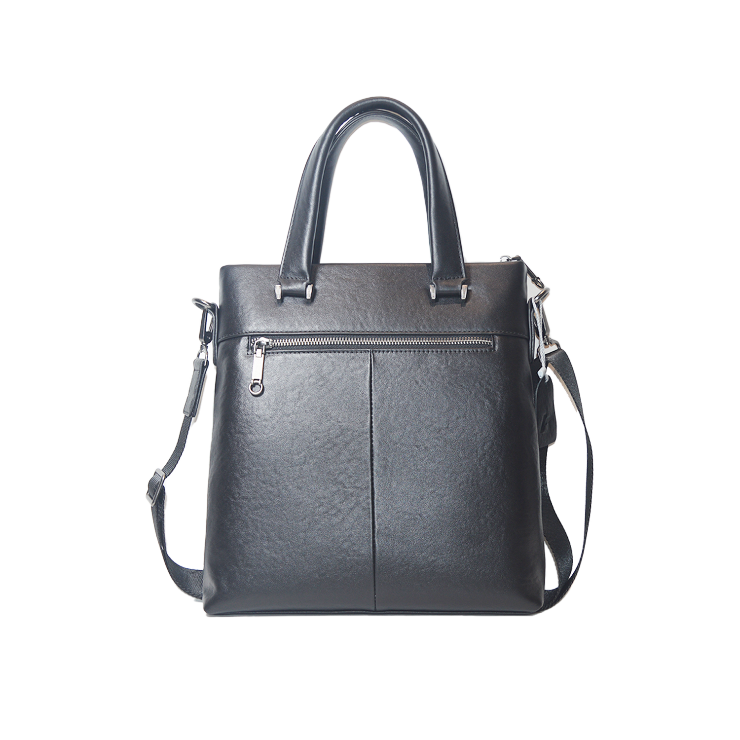 Real Leather Shoulder Classical Laptop Bag Medium Tote Briefcase Bag for Men and Women