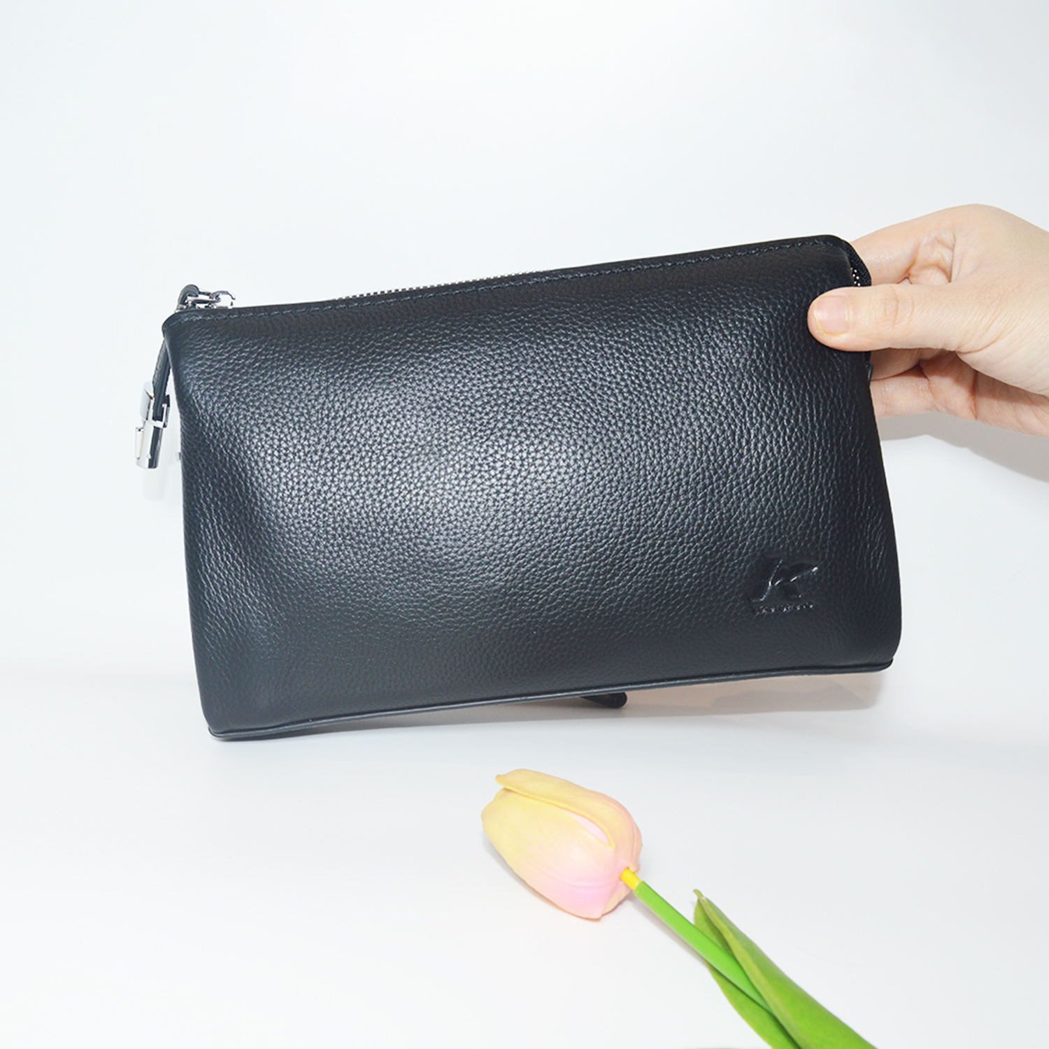 Mens Business Wallet Anti Theft Clutch Bag Long Wrist Wallet Purse Card Holder Handbag