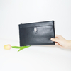 Men Clutch Bag Long Wallet Purse Card Holder Case Business Clutch Handbag with Pocket and Card Slots 
