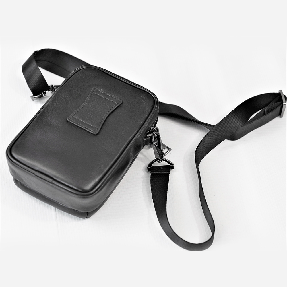 Men's Mobile Phone Purse Leather Bag