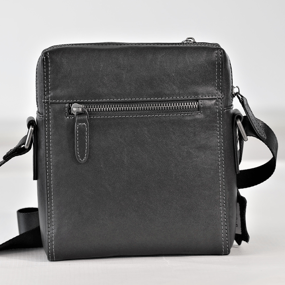 Adjustable Shoulder Strap Leather Messager Bag