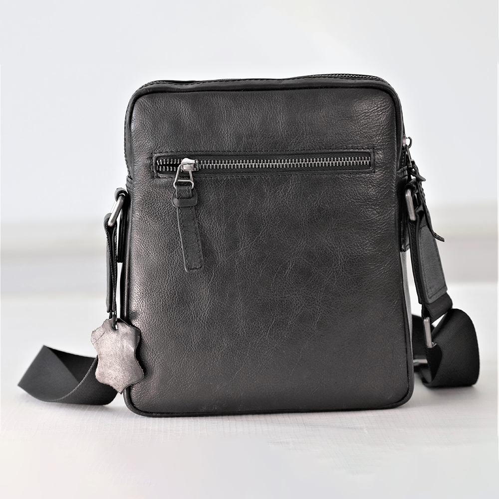 Leather Crossbody Shoulder Bag for Men