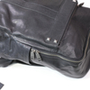 Rivet Finish Black Sheepskin Backpack