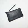 Genuine Cowhide Leather Men Clutch Purse Bag Business Wallet Clutch Phone Holder Handbag