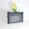 Lightweight Clutch Bag Genuine Leather Purse Handbag Extra Slim HandBag Clutch Wallet for Men and Women