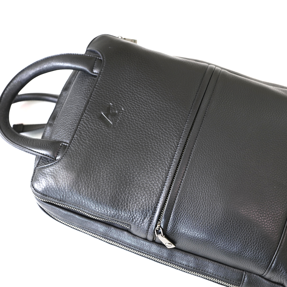 Black Business Laptop Backpack with Long Handle