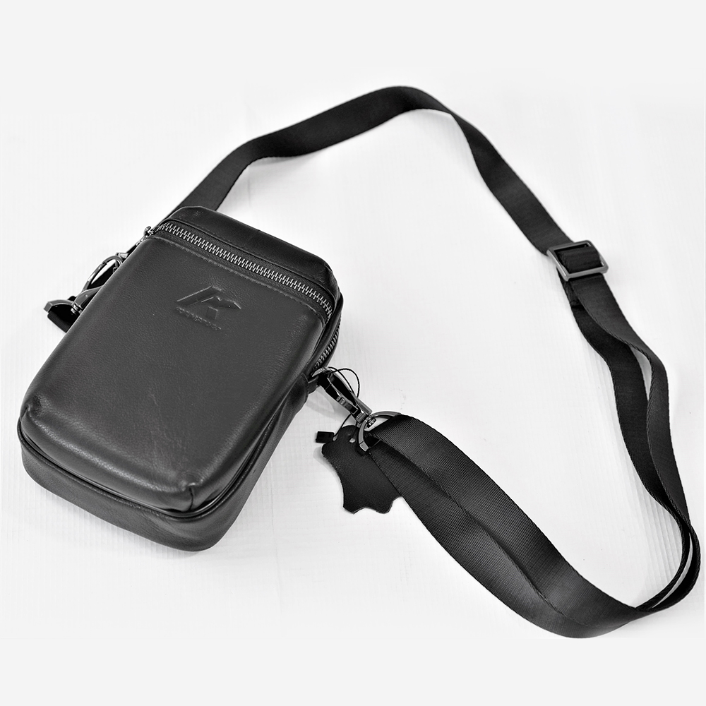 Men's Mobile Phone Purse Leather Bag