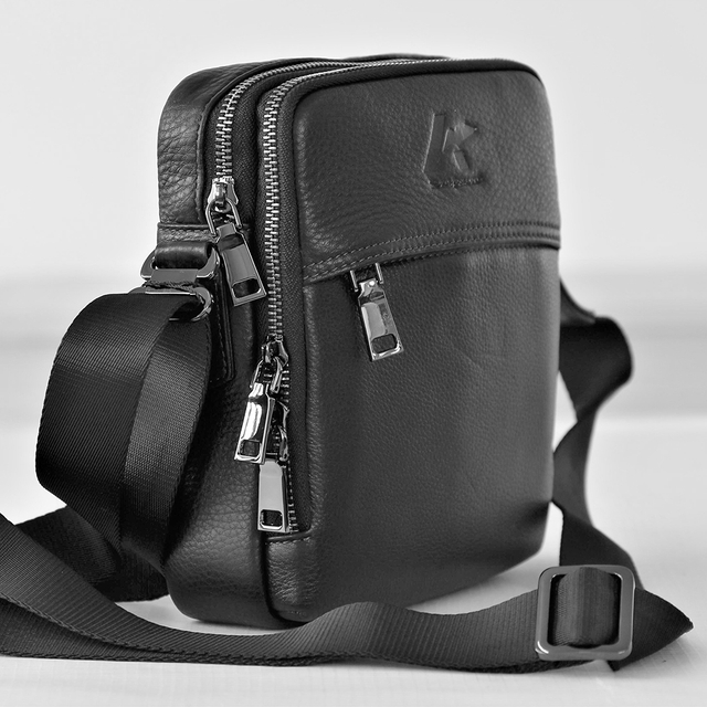 Leather Messenger Bag for Men