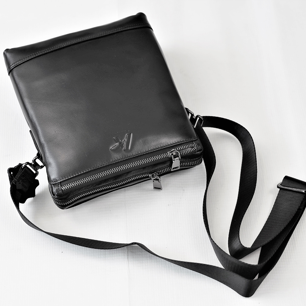 Thin Leather Crossbody Bag