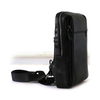 Small Genuine Leather Chest Shoulder Daypack Waterproof Square-shaped Crossbody Bag