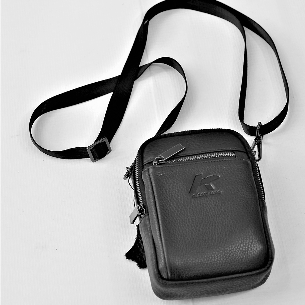 Mini Phone Black Leather Bag