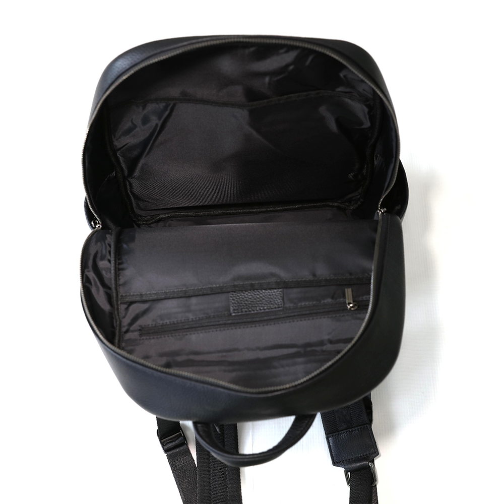 Soft Leather Multi Pockets Large Capacity Backpack