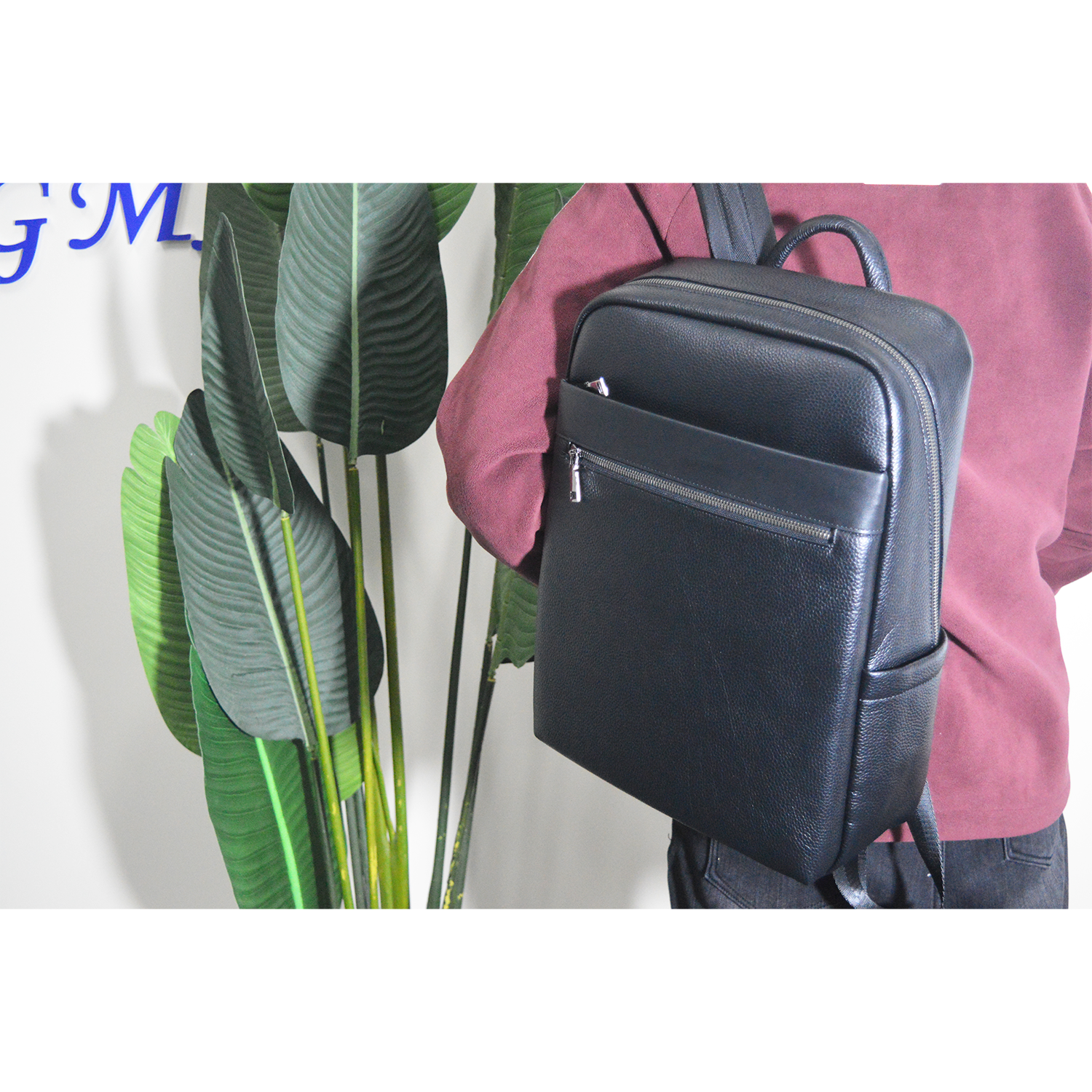Full Grain Leather Backpack