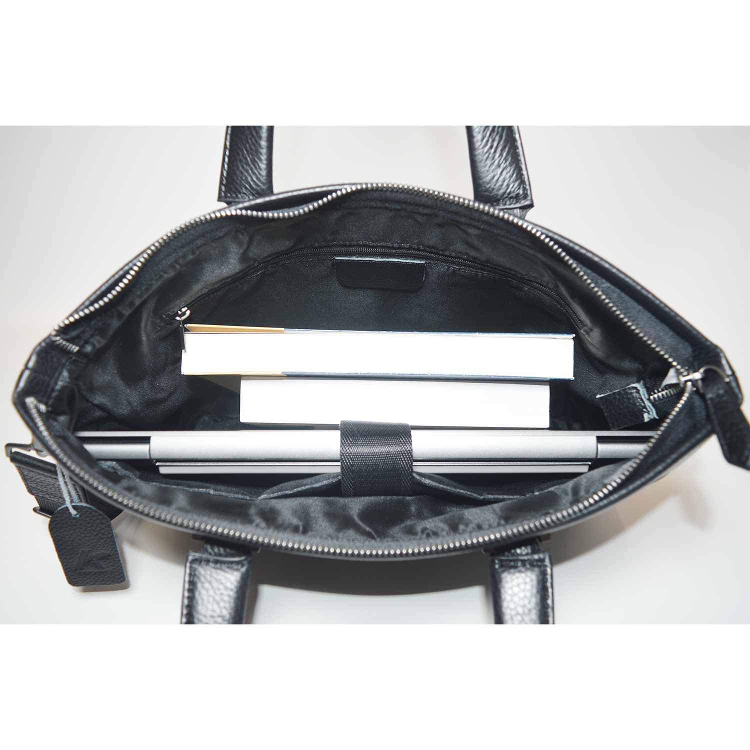 Minimalist Men's Genuine Leather Business Laptop Briefcase Executive Travel Handbag Messager Bag