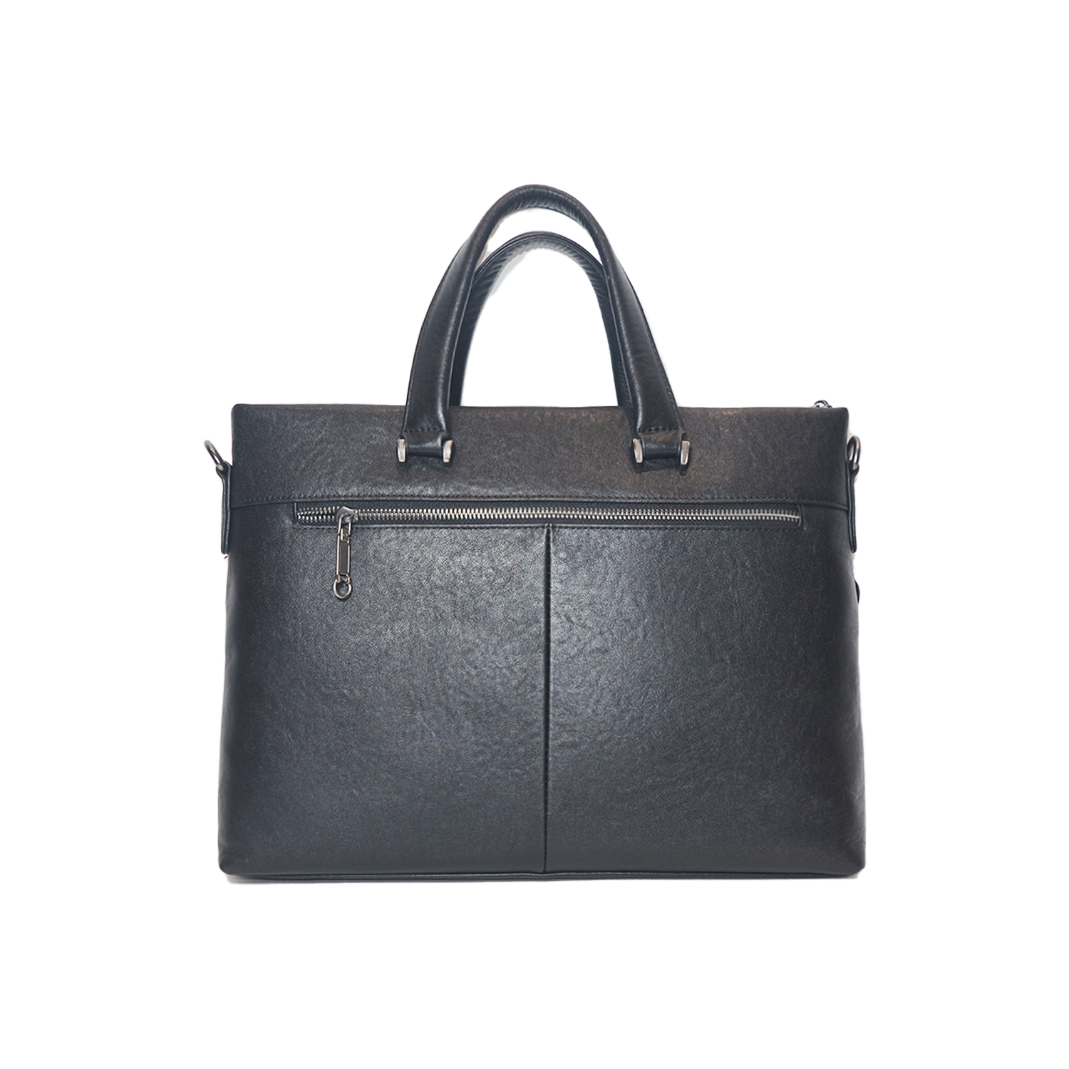Men Minimalist Design Genuine Leather Business Laptop Bag Waterproof Briefcase Crossbody Bag