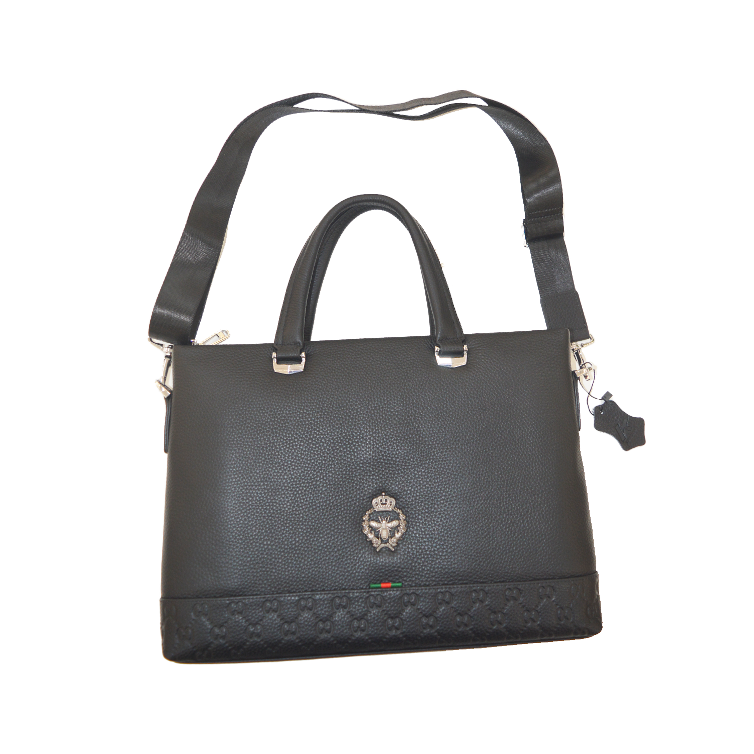 Full Grain Cow Leather Briefcase for Women Genuine Leather Laptop Computer Business Shoulder Bag Versatile Handbag