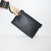 Mens Leather Clutch Purse Bag Versatile Business Wallet Magnetic Snap Clutch Phone Holder Handbag