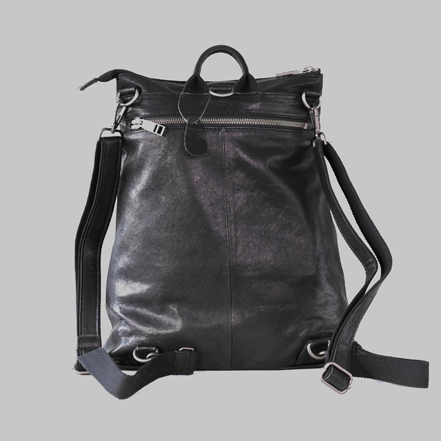 Sheepskin Backpack with Large Pocket