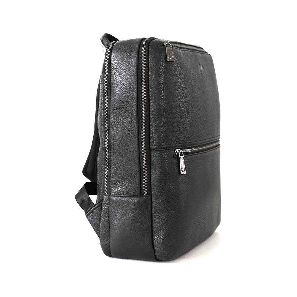 Fashion Design Leather Backpack with Multi Zip