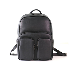 Soft Leather Multi Pockets Large Capacity Backpack