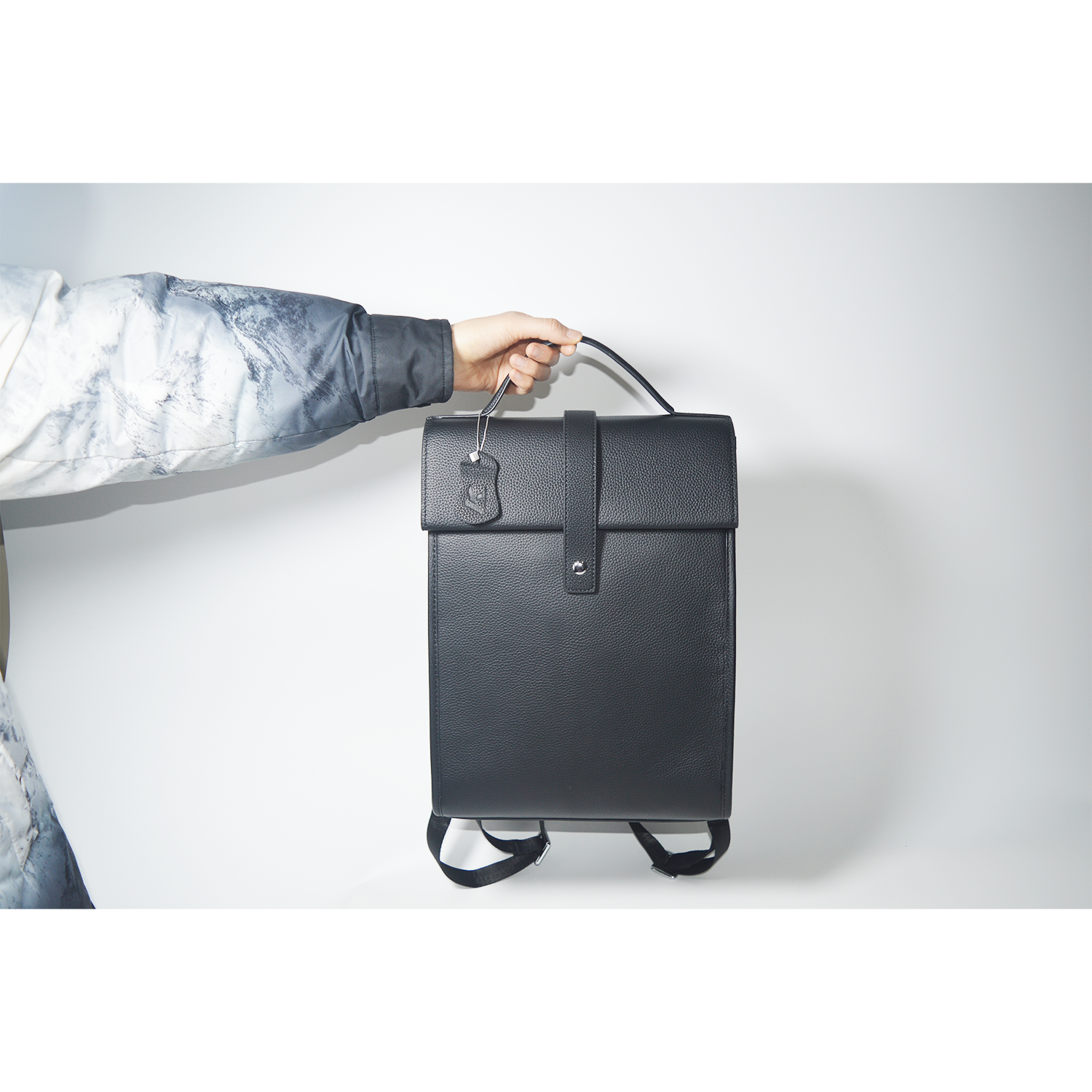 Leather Laptop Backpack for Women