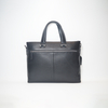 Minimalist Genuine Leather Crossbody Shoulder Bags Briefcase Business Laptop Bag with Adjustable Strap