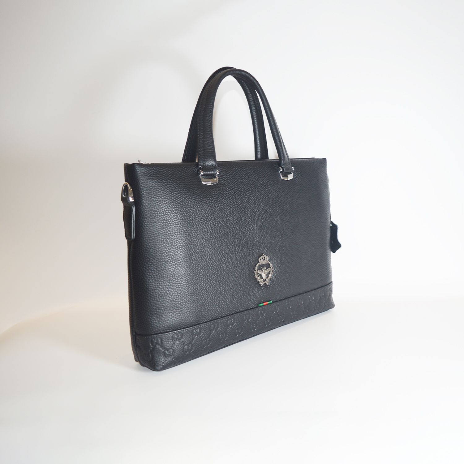 Full Grain Cow Leather Briefcase for Women Genuine Leather Laptop Computer Business Shoulder Bag Versatile Handbag