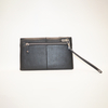 Genuine Cowhide Leather Men Clutch Purse Bag Business Wallet Clutch Phone Holder Handbag