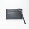 Lightweight Clutch Bag Genuine Leather Purse Handbag Extra Slim HandBag Clutch Wallet for Men and Women