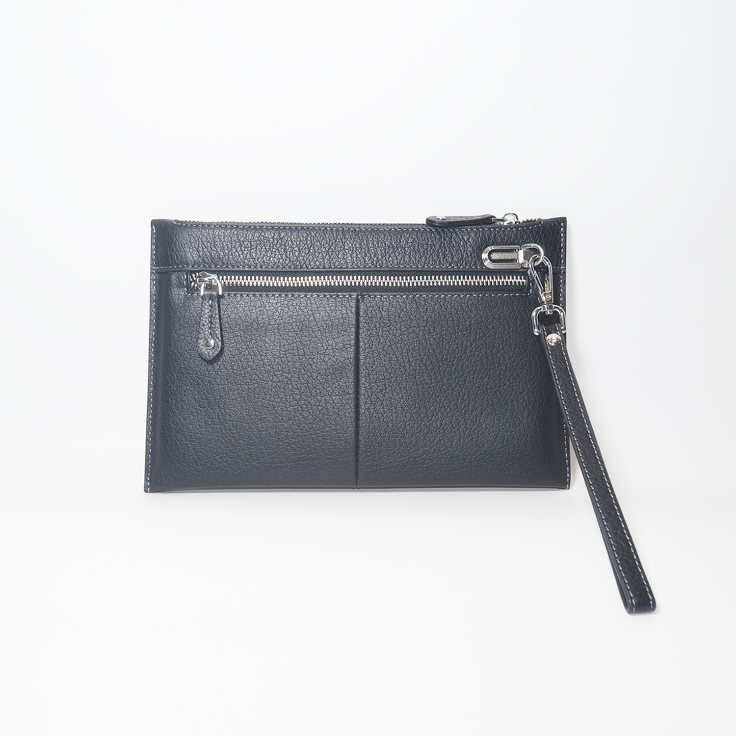 Lightweight Clutch Bag Genuine Leather Purse Handbag Extra Slim HandBag Clutch Wallet for Men and Women