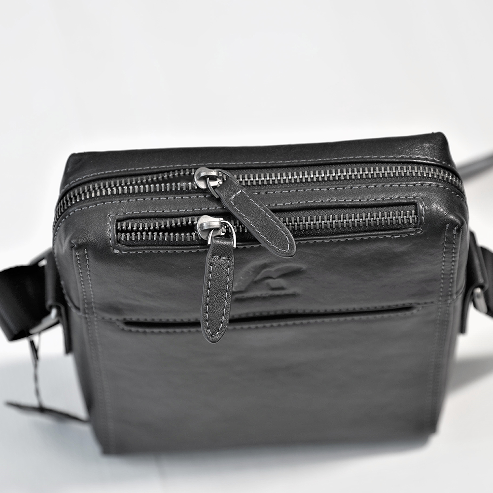 Adjustable Shoulder Strap Leather Messager Bag