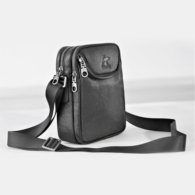 Business Crossbody Bag with Multi-functional Pockets