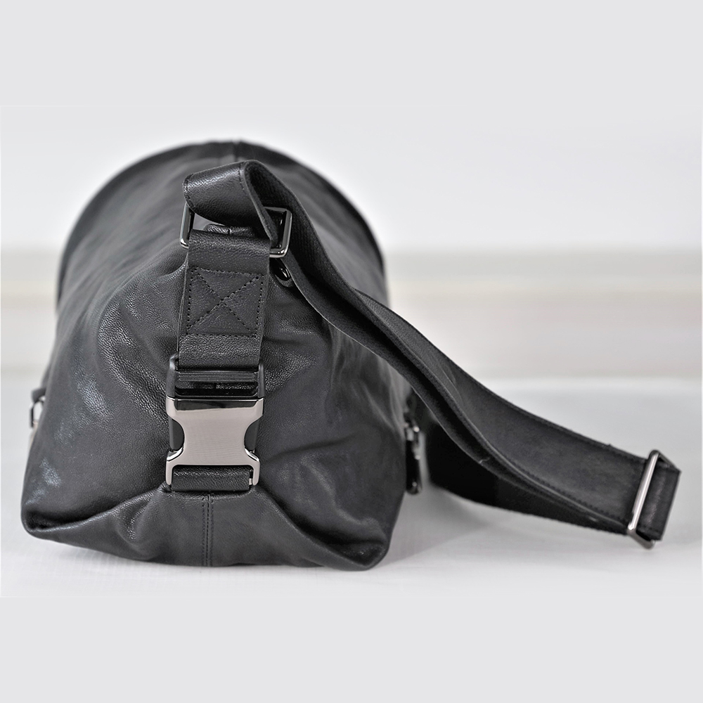 Sports Weekender Crossbody Washable Sheepskin Leather Bag