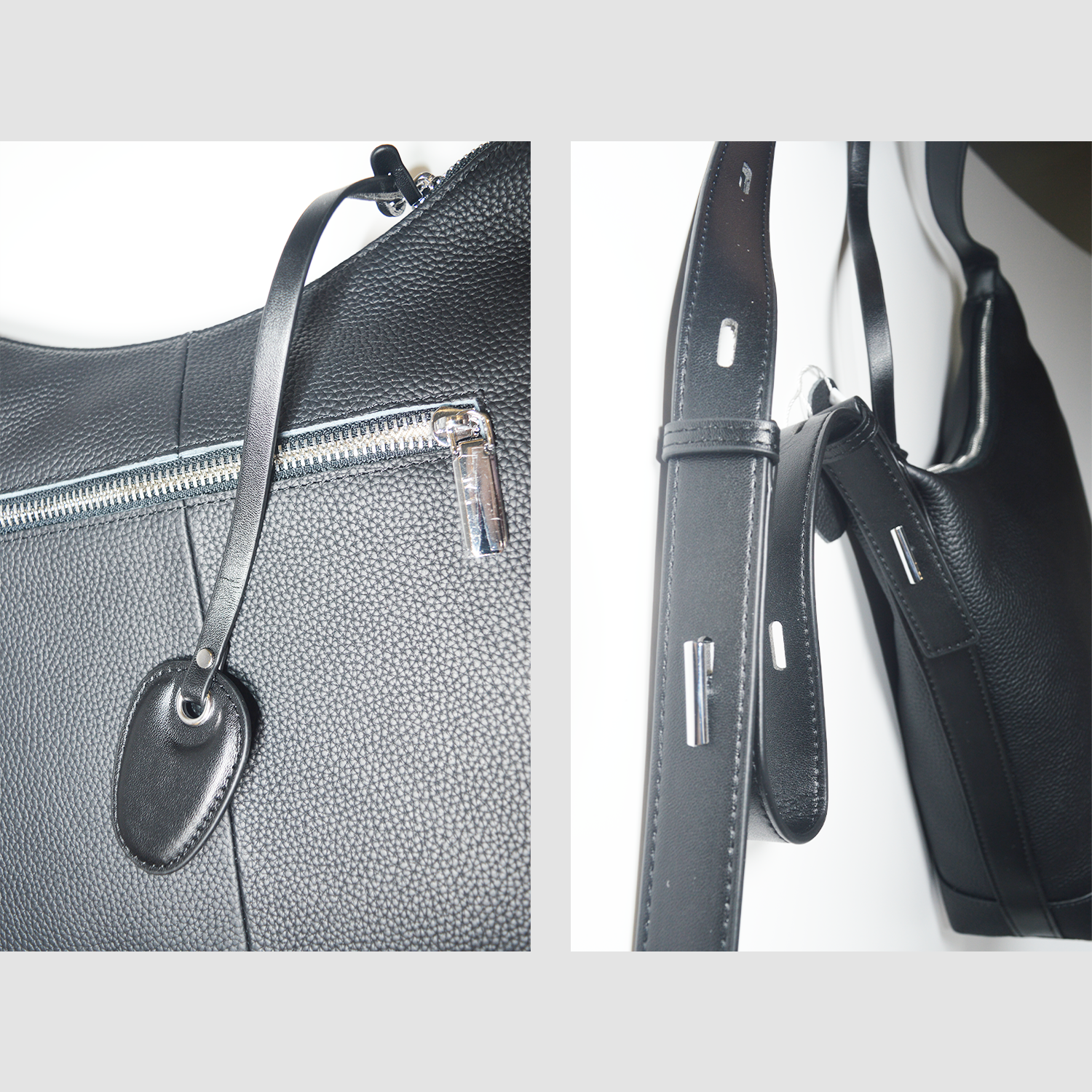 Leather Crossbody Bag with Adjustable Shoulder Strap