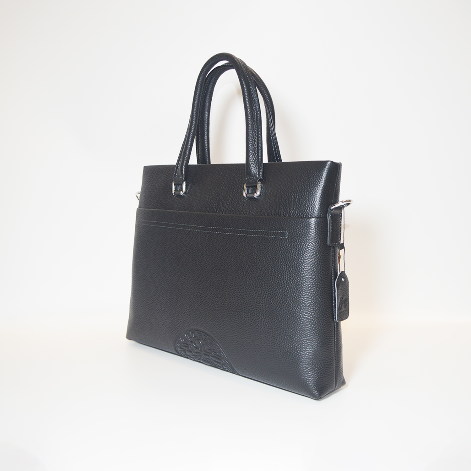 Genuine Leather Mens Handbag Shoulder Bag Briefcase Multifunctional Computer Bag