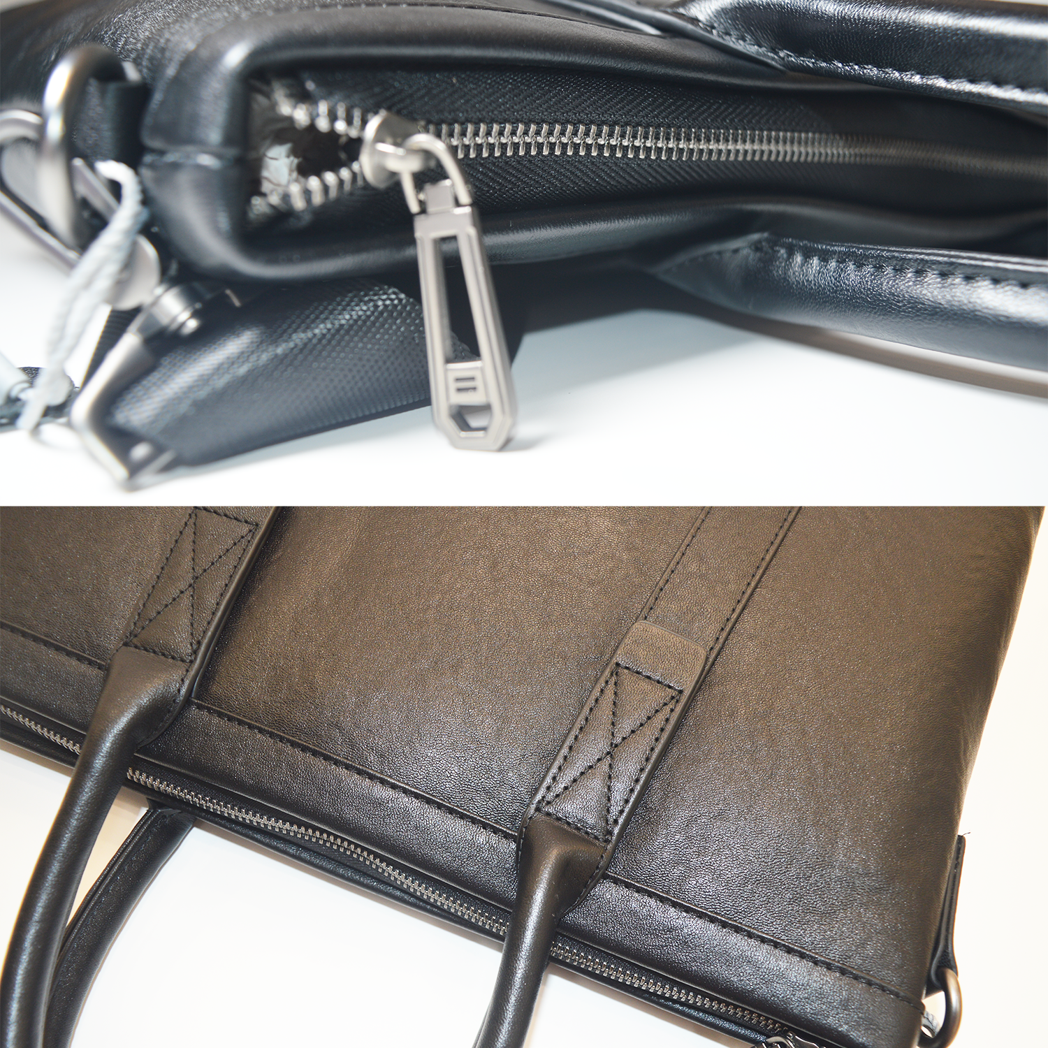 Classic Large Capacity Genuine Leather Business Handbag Shoulder Bag Waterproof Men's Messenger Bag Travel Handbag