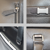 Men Minimalist Design Waterproof Real Leather Briefcase Messenger Bag Office Business Laptop Bag