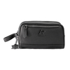 Genuine Leather Wristlet Clutch Handbag Multiple Component with Sturdy Handle