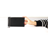 Soft Lightweight Genuine Leather Wallet Handbag with Chain Handle