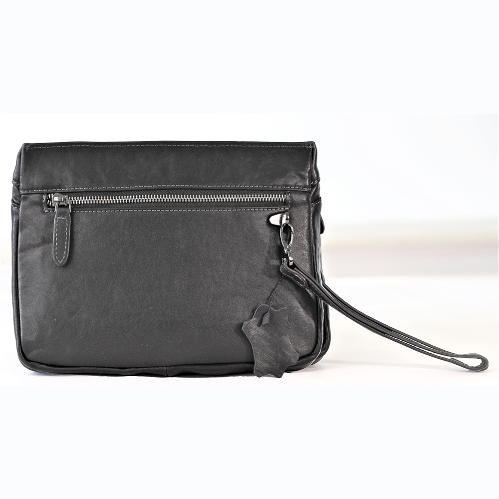 Leather Wristlet Clutch Wallet Purse Envelope Style Handbag