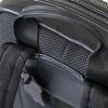 Quality Ladies/Unisex Soft Black Leather Backpack with Front Compartment