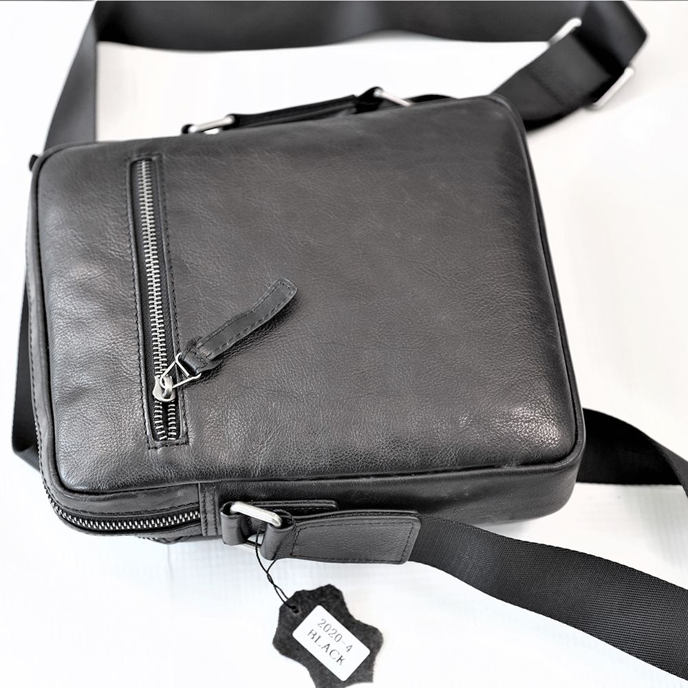 Leather Crossbody Shoulder Bag for Men