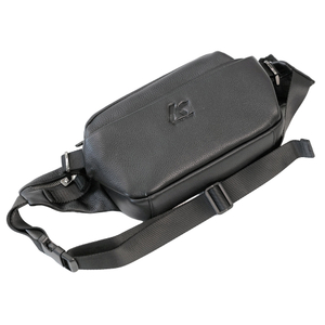 Genuine Leather Fanny Pack/Waist Bag/Organizer with Multiple Pockets Adjustable Belt