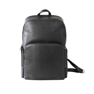 Hot Sale Unisex Black Leather Backpack