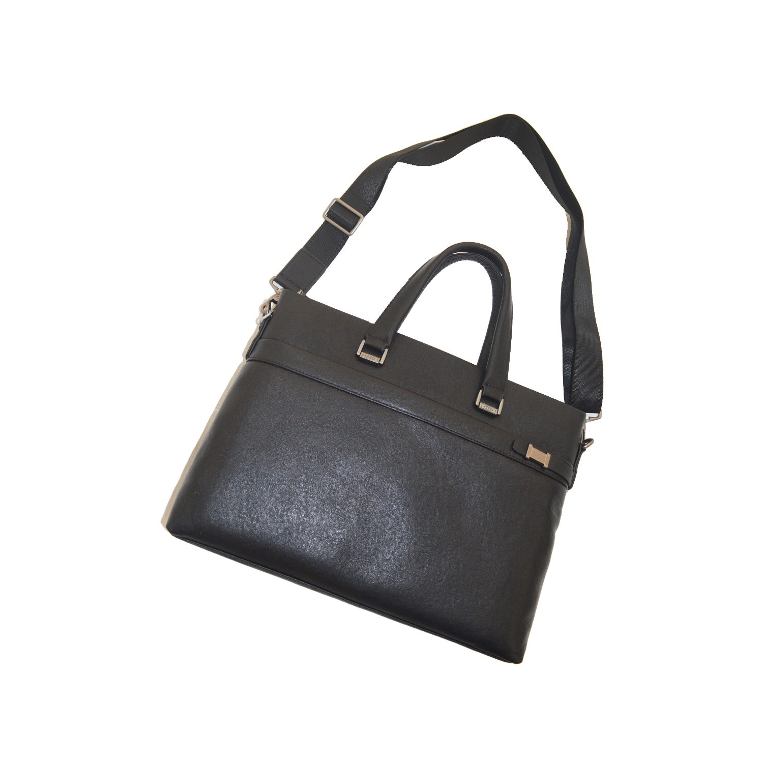 Men Minimalist Design Genuine Leather Business Laptop Bag Waterproof Briefcase Crossbody Bag