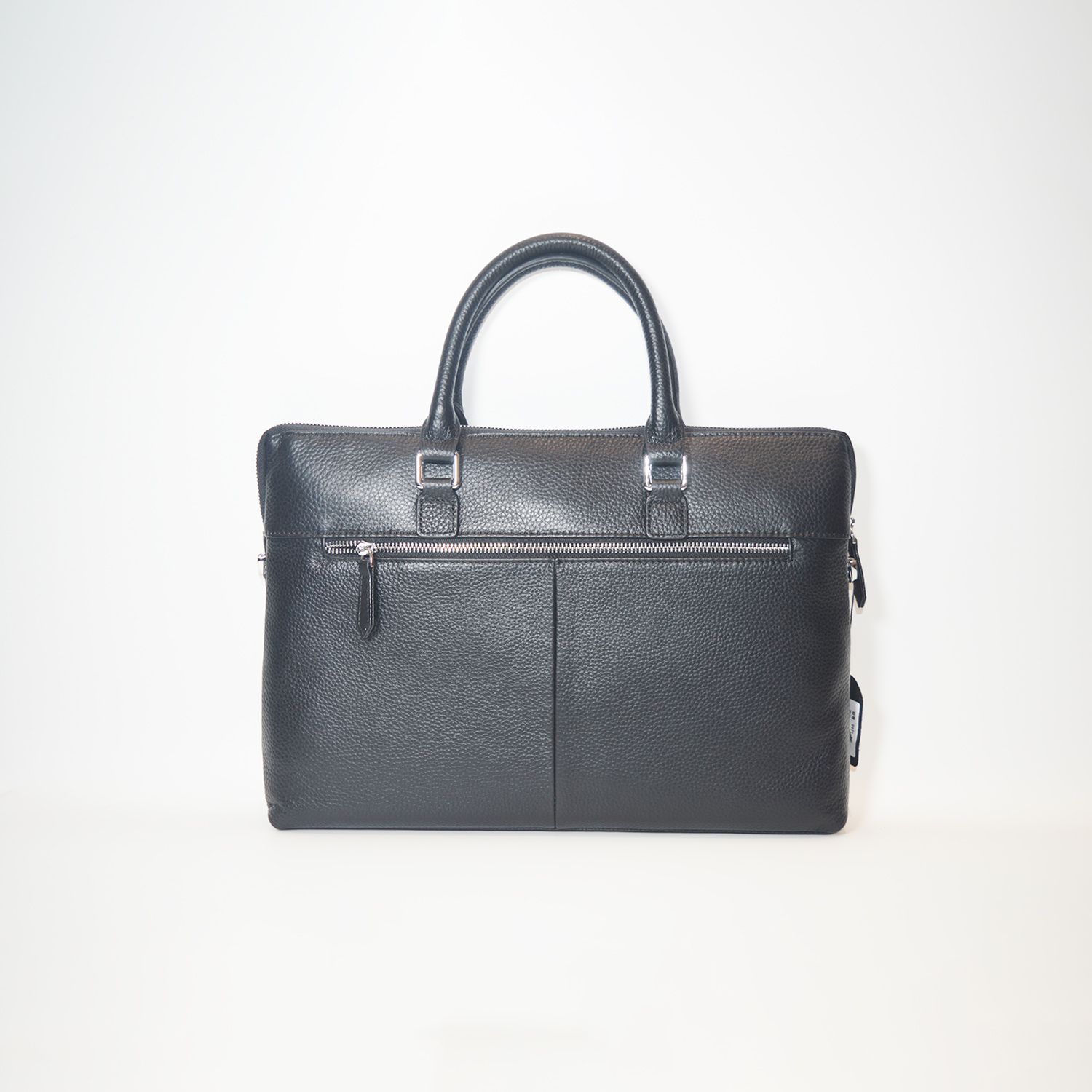 Minimalist Genuine Leather Briefcase Business Laptop Bag Shoulder Bags Large Capacity Handbag with Adjustable Strap