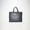 Men Minimalist Design Waterproof Real Leather Briefcase Messenger Bag Office Business Laptop Bag